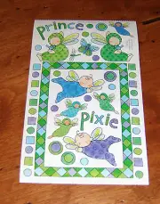 Creative Imaginations Sticker ~ Bryce & Madeline by jone hallmark. Pixies.