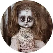 Slipmat Slip Mat Scratch Pad Felt for Any 12" LP DJ Vinyl Turntable Record Player Custom Graphical - Spooky Doll 1