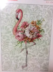 Dimensions counted Cross Stitch Kit “Floral Flamingo”