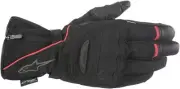 Primer Drystar Leather Street Riding Gloves Black/Red Medium Alp. 3528418-13-M