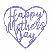 Happy Mothers' Day Heart Metal Cutting Dies for Card Making, Paper Embossing Die Cuts Kit Templates, Storage Pockets Supplies, Photo Frame Album DIY Scrapbooking Stencils Sets