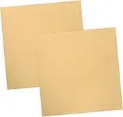 NOLITOY H62 Brass Sheets 2pcs Assortment Metal Sheets for Diy Decorative Electrical Industrial