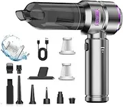 YQXTOOEL 20000Pa Car Vacuum Cleaner Strong Brushless Vacuum Cleaner Car USB Rechargeable Wireless, Adjustable 3-Speed Car Vacuum Cleaner, Blower & Duster & Hand Vacuum Pump for Home, Pet Hair