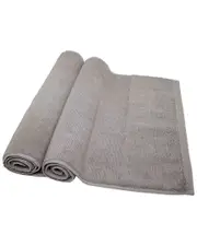 Set of 2 Ivy Collection Rice Effect Bath Mats