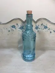 New Ashland Blue Corked Glass Bottle Vintage Bottles Summer