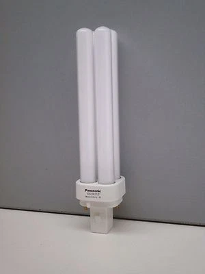 (10) Panasonic FDS18E27/2 18W Fluorescent CFL Lamp Light Bulb 2-Pin G24d-2 2700K