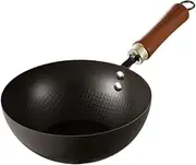 B Baosity Wok for Stir Frying and Cooking with Induction Compatibility for Home and Restaurant, 26CM