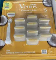 Venus ComfortGlide plus Olay Coconut Women's Razor Handle + 10 Blade Refills