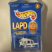 Hot Wheels LAPD Helicopter "Air Support Division" - Propper Chopper, w/ protecto