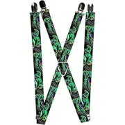 Suspenders-Nightmare Before Christmas Oogie Boogie Pose 3.5" x 2.5" Multicolor