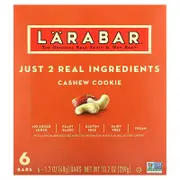 Larabar, The Original Real Fruit & Nut Bar, Cashew Cookie, 6 Bars, 1.7 oz (48 g) Each