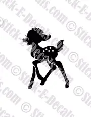 Faline Silhouette Vinyl Decal Sticker - FREE USA SHIPPING