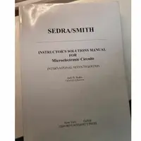 在飛比找蝦皮購物優惠-SEDRA SMITH 習題解答 seventh edito