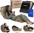 3Pcs Orthopedic Bed Wedge Pillow Set, Post Surgery Memory Foam for Back, Leg, an