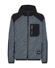 Fendi Logo Patch Zip-Up Jacket IT50,IT48 Black