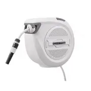 GARDENMASTER 20m Retractable Outdoor Garden Water Hose Reel 50134487