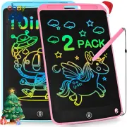 2 Pack LCD Writing Tablet 10 Inch Doodle Board Toddler Kids Toys Gifts, Drawing