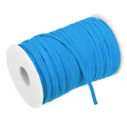 Flat Elastic Band for Sewing 1/8" x 109 Yards Water Blue Stretch Strap Roll