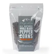 NEW Chef's Choice All Natural Whole Black Peppercorns 380g