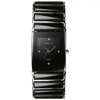 在飛比找PChome24h購物優惠-RELAX TIME 魅力陶瓷晶鑽手錶-黑/25mm R08