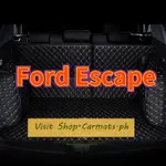 （現貨）工廠直銷適用FORD ESCAPE專用後車廂墊 汽車皮革全包圍後廂墊  後行李箱墊