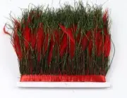 10 Yards Peacock and Turkey Feather Mixed Fringe Customized color