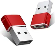 Basesailor USB to USB C Adapter 2Pack,Type C Female to A Male Cable Connector for Apple iWatch 7 SE,iPhone 16 15 14 13 12 Pro Max Plus,Airpods,iPad 8th 9th Air 4th 5th Mini 6th Gen,Google Pixel 7