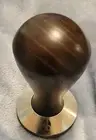 58mm Espresso Coffee Tamper, Solid Wood and Stainless Steel, 360 Gr