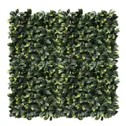 Lemon Leaf Artificial Hedge Panel / Fake Vertical Garden 1m x 1m UV Resistant