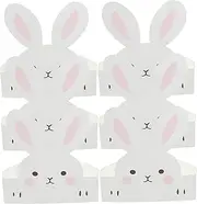 6pcs Easter Bunny Ears Hat Birthday Bunny Oh Bunny Hat Stuffed Bunny Costume Kit Bunny Game Inflatable Animals Bin Bunnies Decor Party Hats for Party Cosplay Crown Paper