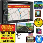 FITS/FOR 16 &UP TACOMA TOUCHSCREEN GPS NAV BLUETOOTH CD/DVD/USB RADIO STEREO PKG (for: Toyota)