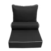 AD003 Contrast Pipe Trim Medium Deep Seat Back Rest Bolster Insert Slip Cover