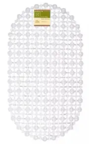 Home Collection Bath Mat 13.9”X 25.4”Silicone Suction Cup-Brand New-SHIP N 24 HR