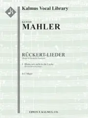 Songs to Poems by Rueckert; No. 1: Blicke mir nicht in die Lieder, medium voi...