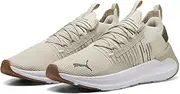 SOFTRIDE Symmetry Fusion Running Shoes, 25 Spring Summer Color Desert Dust/Alpine Snow/Puma Olive (01), 29.5 cm