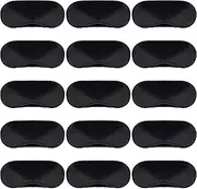 50 Pieces Eye Cover Sleep Mask Blindfold Eye Mask Blindfold Sleeping Masks for Games Party Travel with Nose Pad and Adjustable Strap (Black)