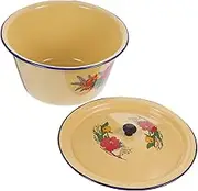 AUTSUPPL Antique Storage Basin 18cm Soup Bowl Pot Kitchen Storage Pot for Household