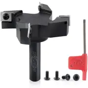 CNC Spoilboard Surfacing Router Bit, 1/2" Shank 3" Cutting Diameter, Carbide ...