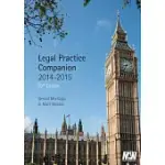 LEGAL PRACTICE COMPANION 2014/15: 20TH EDITION