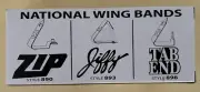 Zip Wing Bands 100pcs Chicken Poultry Bird Numbered 201-300 Wing ID Game