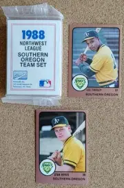 1988 (ProCards) Southern Oregon A's Sealed Team Set ~ Lee Tinsley ~ Stan Royer