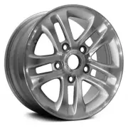 Wheel For 05-06 Suzuki XL-7 16x7 Alloy 5 Double Spoke 5-139.7mm Machined Silver