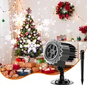 2024 High Bright LED Snowfall Projector Lamp, Waterproof Snow Projector for Holiday Party Wedding Garden Patio Landscape Lighting Decoration