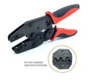 Ratchet CrimpTool Interchangeable Die Non-insulated Open Barrel Terminal