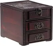 Watch Display Box Retro Jewelry Box Girls Jewelry Display Storage Box With Mirror Multifunctional Jewelry Box Jewelry Watch Storage Box Watch Cases for Men FANDIAO
