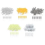100 Pieces Blunt Tip Dispensing Pins Industrial Liquid Dispenser Pins