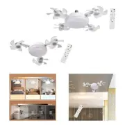 Ceiling Fan Light Lighting Fixture and Remote Control 3 Color Temperatures