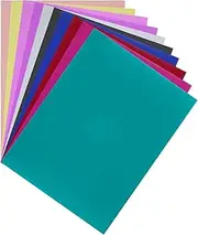 sourcing map 10PCS Mirror Board Sheets, 11.7" x 8" Metallic Cardstock Paper, 250GSM Foil Board Reflective Sheets for Gift-Wrap, DIY Card Craft, Multicolor