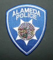Original Alameda CA Police Department Embroidered Shoulder Patch