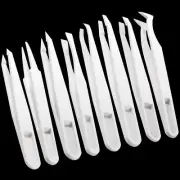 8 PCS Precision Plastic Tweezers Set, Anti-Static Tweezers, for Electronics,